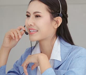 Person showing WeCare app on smartphone